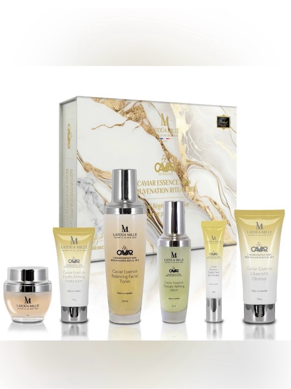 🚨SALE🚨 Latoua Mille Caviar Essence Anti-Aging Rejuvenation Set ~ Retail $6000